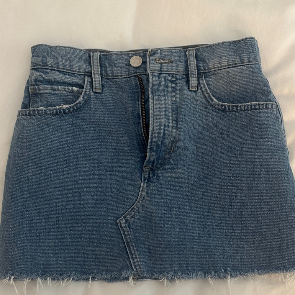 FRAME Denim Mini Skirt - Picture 2 of 4